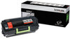 A Picture of product LEX-62D0XA0 Lexmark™ 62D0HA0, 62D0XA0 Toner,  45000 Page-Yield, Black