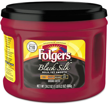 Folgers® Coffee,  Black Silk, 24.2 oz Canister