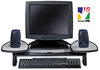A Picture of product KMW-60046 Kensington® Flat Panel Monitor Stand with SmartFit®,  22 3/4 x 12 1/4 x 2 1/2 to 4 1/2, Black