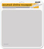 A Picture of product ASP-30202 Allsop® Accutrack Slimline Mouse Pad,  Silver, 8 3/4" x 8"