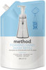A Picture of product MTH-01366 Method® Foaming Hand Refill,  Waterfall, 28 oz Pouch, 6/Carton