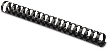 Fellowes® Plastic Comb Bindings 2" Diameter, 500 Sheet Capacity, Black, 10/Pack