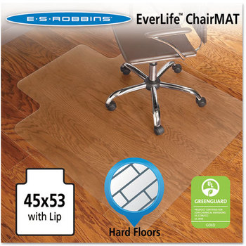 ES Robbins® EverLife™ Chair Mat for Hard Floors,  Economy Series for Hard Floors