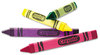 A Picture of product CYO-524008 Crayola® Triangular Crayons,  8 Colors/Box