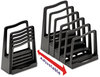 A Picture of product AVE-73523 Avery® Adjustable File Rack 5 Sections, Letter Size Files, 8" x 11.5" 10.5", Black