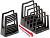 A Picture of product AVE-73523 Avery® Adjustable File Rack 5 Sections, Letter Size Files, 8" x 11.5" 10.5", Black