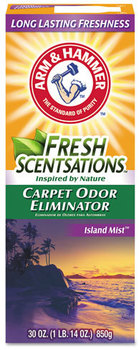 Arm & Hammer™ Fresh Scentsations™ Carpet Odor Eliminator,  Island Mist, 30 oz Box