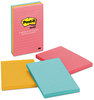 A Picture of product MMM-65414AN Post-it® Notes Original Pads in Poptimistic Colors Value Pack, 3" x 100 Sheets/Pad, 14 Pads/Pack