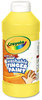 A Picture of product CYO-551316034 Crayola® Washable Fingerpaint,  Yellow, 16 oz