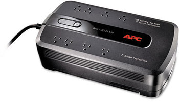 APC® Back-UPS® ES Series Battery Backup System,  650VA, 8 Outlets, 365 J