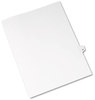 A Picture of product AVE-01068 Avery® Preprinted Style Legal Dividers Exhibit Side Tab Index 10-Tab, 68, 11 x 8.5, White, 25/Pack, (1068)