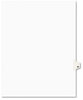 A Picture of product AVE-01068 Avery® Preprinted Style Legal Dividers Exhibit Side Tab Index 10-Tab, 68, 11 x 8.5, White, 25/Pack, (1068)