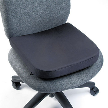Kensington® Memory Foam Seat Rest,  13-1/2"w x 14 1/2"d x 2"h, Black