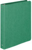 A Picture of product ACC-38616 Wilson Jones® PRESSTEX® Round Ring Binder,  1" Cap, Dark Green