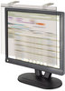 A Picture of product KTK-LCD17SV Kantek LCD Protect® Privacy Antiglare Deluxe Filter,  17"-18" LCD, Silver