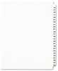 A Picture of product AVE-01337 Avery® Preprinted Style Legal Dividers Exhibit Side Tab Index 25-Tab, 176 to 200, 11 x 8.5, White, 1 Set, (1337)