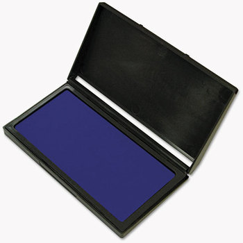 COSCO 2000PLUS® Premium Gel Stamp Pad,  3 1/8 x 6 1/6, Blue