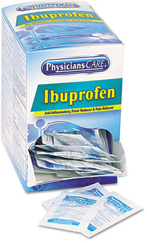 PhysiciansCare® Ibuprofen Tablets,  Two-Pack, 200mg, 50 Packs/Box