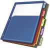 A Picture of product CRD-84012 Cardinal® Expanding Pocket Index Dividers,  5-Tab, Letter, Multicolor, per Pack