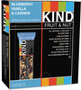 A Picture of product KND-18039 KIND Fruit and Nut Bars,  Blueberry Vanilla and Cashew, 1.4 oz Bar, 12/Box
