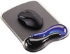 A Picture of product KMW-62401 Kensington® Duo Gel Wave Wrist Rest,  Blue