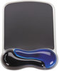 A Picture of product KMW-62401 Kensington® Duo Gel Wave Wrist Rest,  Blue