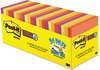 A Picture of product MMM-65424SSANCP Post-it® Notes Super Sticky Note Pads in Cabinet Pack. 3 X 3 in. Playful Primary Colors Collection. 70 sheets/pad, 24 pads/pack.