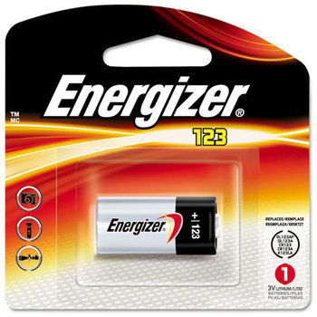 Energizer® Photo Lithium Batteries,  123, 3V