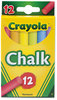 A Picture of product CYO-510816 Crayola® Chalk,  Two Each of Six Assorted Colors, 12 Sticks/Box