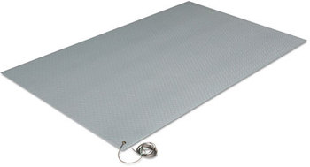 Crown Anti-static Comfort-King™ Mat,  Sponge, 36 x 120, Steel Gray