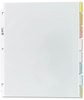 A Picture of product AVE-74161 Avery® Protect 'n Tab™ Tabbed Sheet Protectors Top-Load Clear w/Eight Tabs, Letter