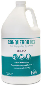 Fresh Products Conqueror 103 Odor Counteractant Concentrate,  Cherry Scent, 1 Quart, 12/Case