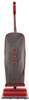 A Picture of product ORK-U2000R1 Oreck Commercial Upright Vacuum,  120 V, Red/Gray, 12 1/2 x 6 3/4 x 47 3/4