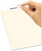 A Picture of product AVE-8066 Avery® Removable File Folder Labels with Sure Feed® Technology 0.66 x 3.44, White, 30/Sheet, 25 Sheets/Pack