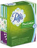 A Picture of product PGC-34899 Puffs® Plus Lotion™ 1-Ply Facial Tissue. 8 1/5 X 8 2/5 in. White. 56/Box, 24/Carton.