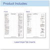 A Picture of product CLI-05587 C-Line® Sheet Protector with Index Tabs,  Clear Tabs, 2", 11 x 8 1/2, 8/ST