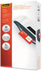 A Picture of product FEL-52033 Fellowes® Laminating Pouches 5 mil, 3.88" x 2.63", Gloss Clear, 25/Pack