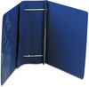 A Picture of product LEO-61602 Charles Leonard® VariCap™ Expandable Binder,  11 x 8-1/2, Blue
