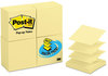 A Picture of product MMM-R33024VAD Post-it® Pop-up Notes Original Canary Yellow Pop-Up Refills,  3 x 3, 100/Pad, 24 Pads/Pack