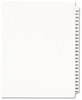 A Picture of product AVE-01341 Avery® Preprinted Style Legal Dividers Exhibit Side Tab Index 25-Tab, 276 to 300, 11 x 8.5, White, 1 Set, (1341)