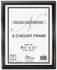A Picture of product NUD-10570 NuDell™ EZ Mount Document Frame,  Plastic, 8 1/2 x 11, Black