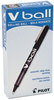 A Picture of product PIL-35200 Pilot® VBall® Liquid Ink Roller Ball Stick Pen,  Black Ink, .5mm, Dozen