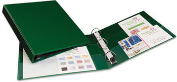 Avery® Heavy-Duty Non-View Binder with DuraHinge® and One Touch EZD® Rings 3 1" Capacity, 11 x 8.5, Green