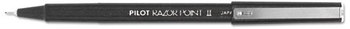 Pilot® Razor Point II® Super Fine Marker Pen,  Black Ink, .2mm, Dozen