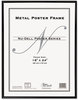 A Picture of product NUD-31222 NuDell™ Metal Poster Frame,  Plastic Face, 18 x 24, Black