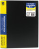 A Picture of product CLI-33120 C-Line® Bound Sheet Protector Presentation Book,  12 Sleeves, 11 x 8-1/2, Black