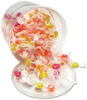 Office Snax® Sugar-Free Hard Candy,  Individually Wrapped, 160-Pieces/Tub
