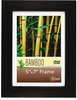 A Picture of product NUD-14157 NuDell™ Black Bamboo Frame,  5 x 7, Black