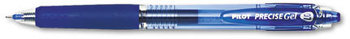 Pilot® Precise® Gel BeGreen® Retractable Roller Ball Pen,  Blue Ink, .7mm, Dozen