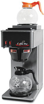 Coffee Pro Two-Burner Institutional Coffee Maker,  Stainless Steel